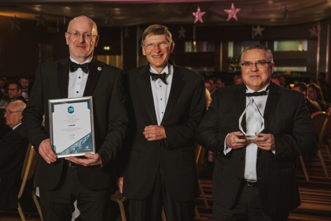 Encirc were the winners of the Innovative Solution award for their VR training room