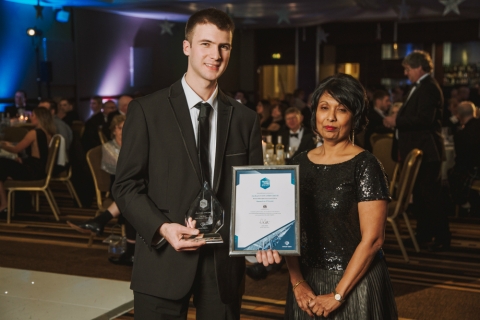 Saint-Gobain's Joe Boyd claimed the Apprentice of the Year prize