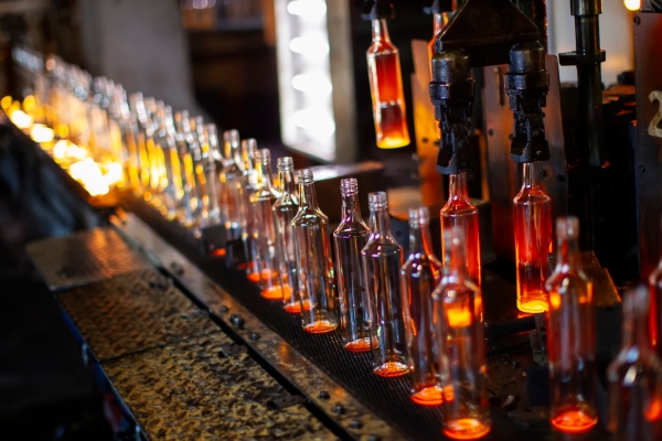 Glass bottle manufacture
