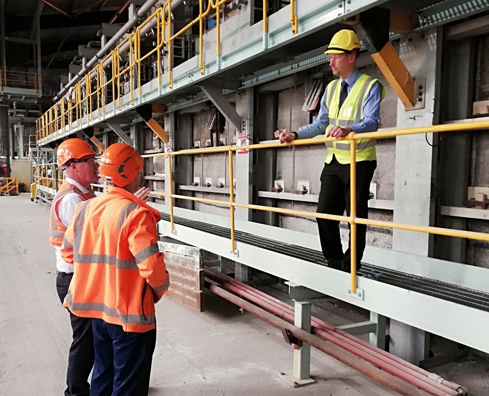 The Health and Safety Executive visits Pilkington UK