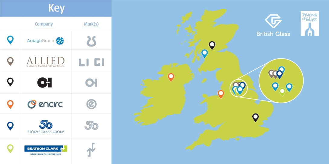 Ever wondered where your glass bottles and jars are made? Now you can tell and be in with a chance to win a prize as part of a new campaign from British Glass