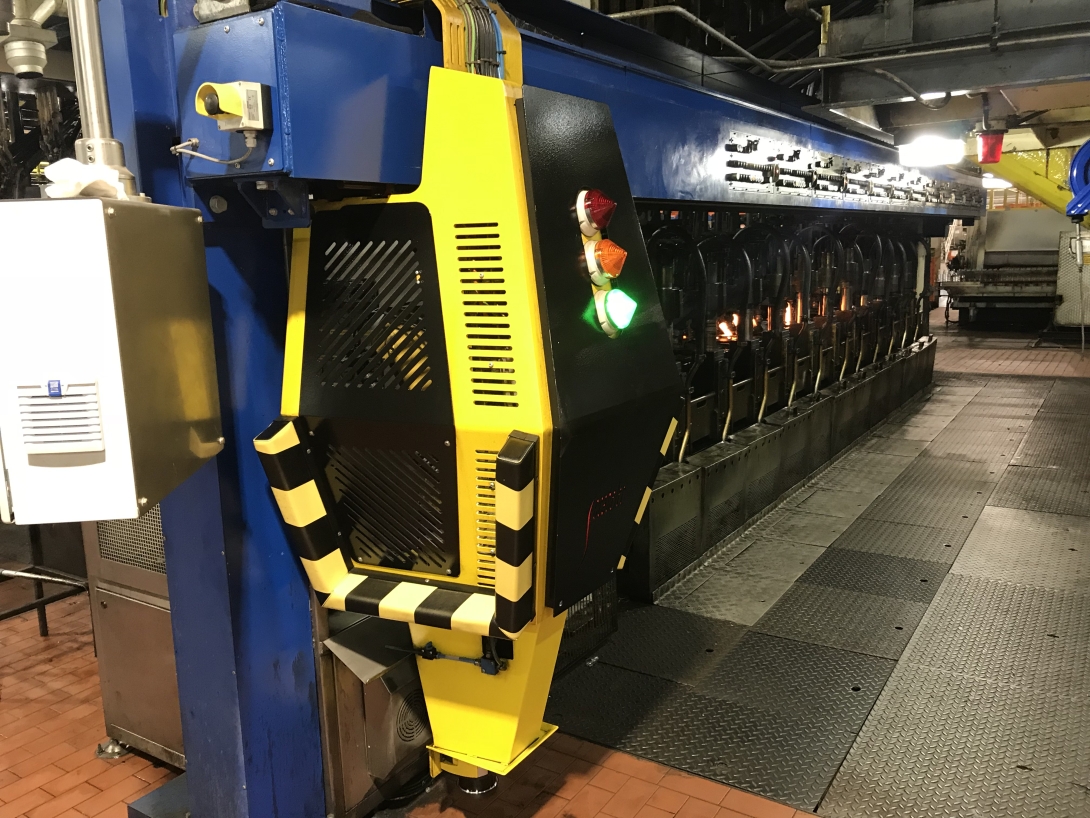 The swabbing robot at Encirc