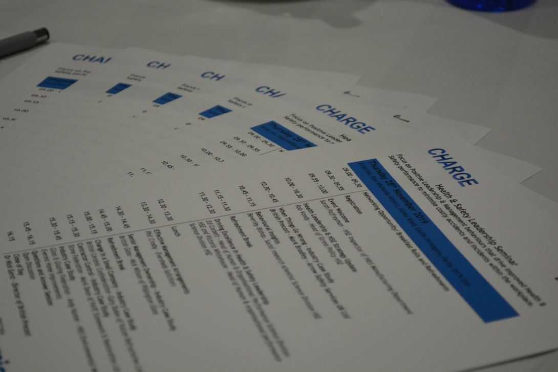 British Glass recently co-hosted a health and safety leadership seminar alongside other CHARGE group members